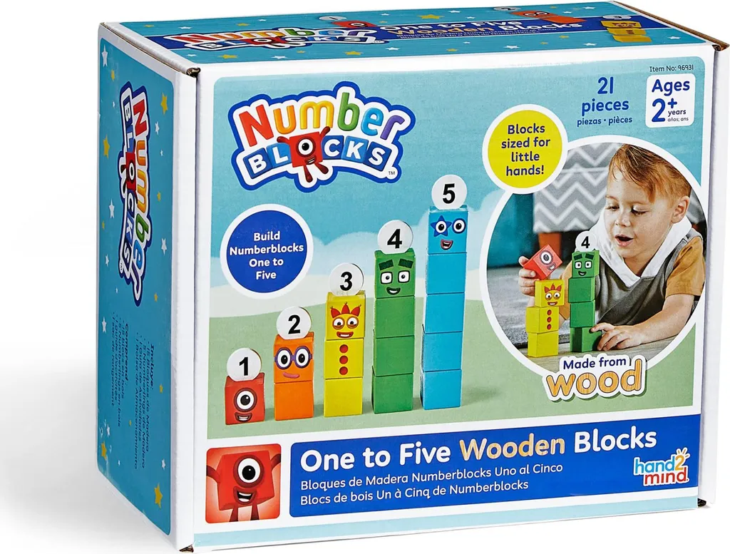 Numberblocks 1 à 5 Blocs de Construction en Bois Learning Resources - 2