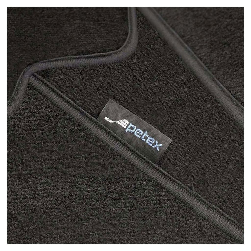 Fussmatten für FIAT 600 Hybrid ab 11/2023, Velours-Teppich Set - Monza schwarz, 4-teilig