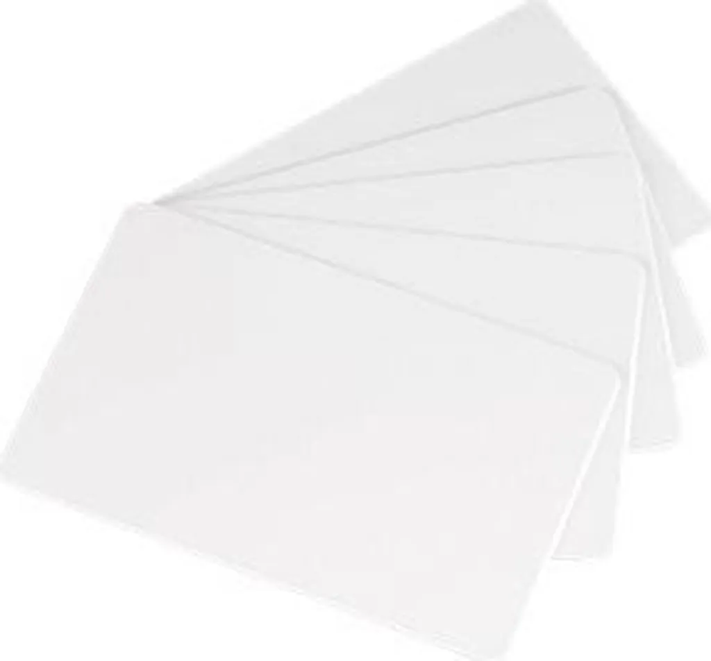 Cartes papier blanches 0.76mm biodégradables pour Evolis - 500 pièces