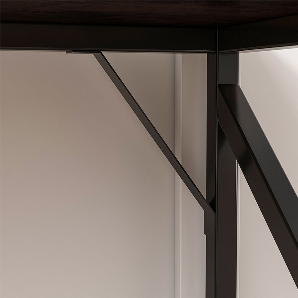Regał Na Książki Drabinka Wysoki Szafka Loft Metalowa Zdjęcie produktu 2