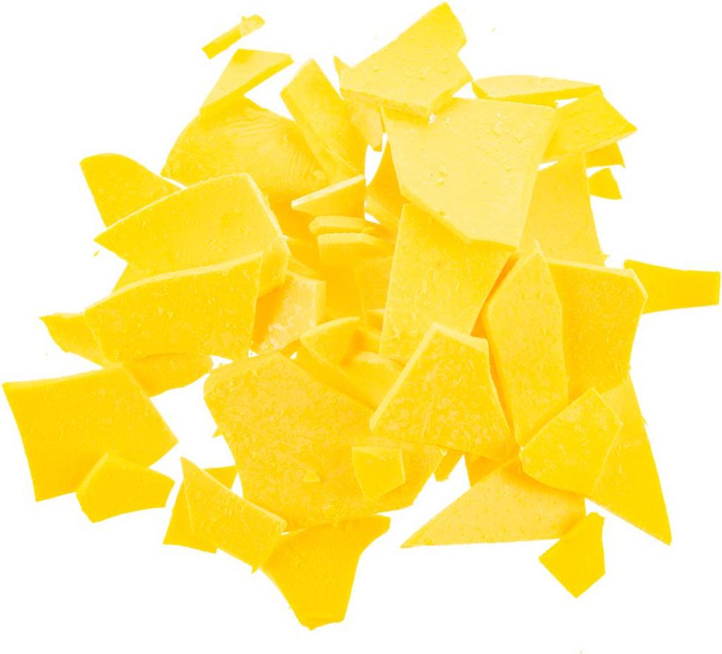 Glorex Wachsfarbe in Pastillenform neon gelb 5 g