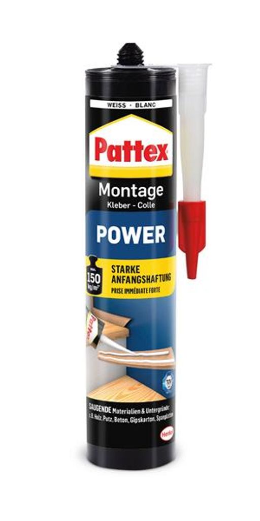 Montagekleber Pattex Power-Fix 300g Universalkleber Kleben Montieren Dichten 