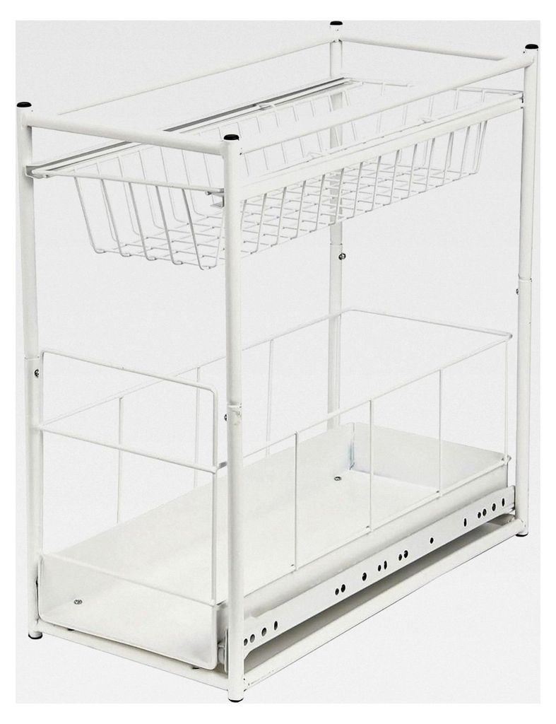 Einbauschublade für Küchenschränke - 45x23x45cm - Farbe: weiß