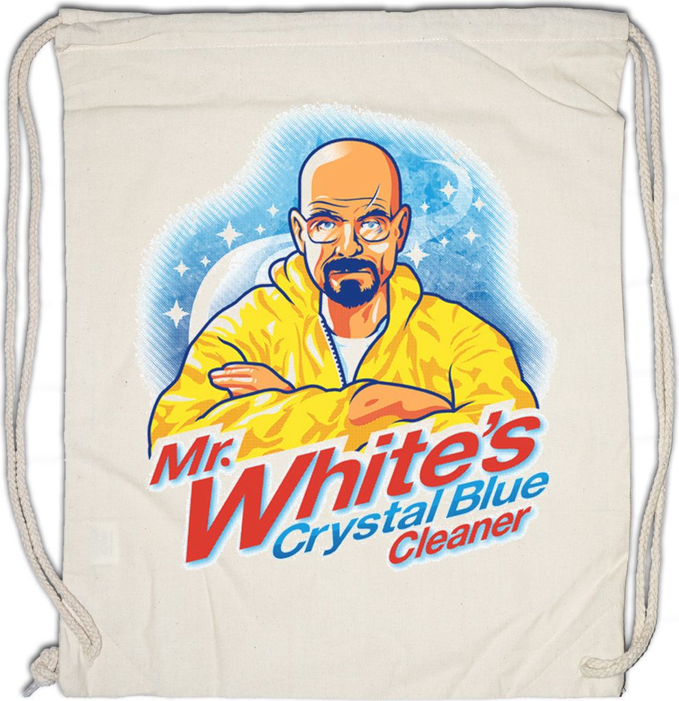 Urban Backwoods Mr. White's Crystal Blue Cleaner, Turnbeutel, Farbe: Beige
