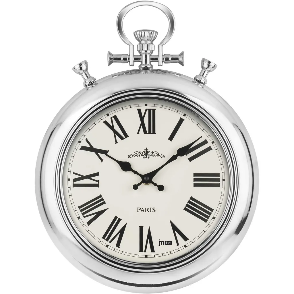 Horloge murale design Lowell 21460C Blanc idéale pour décoration épurée