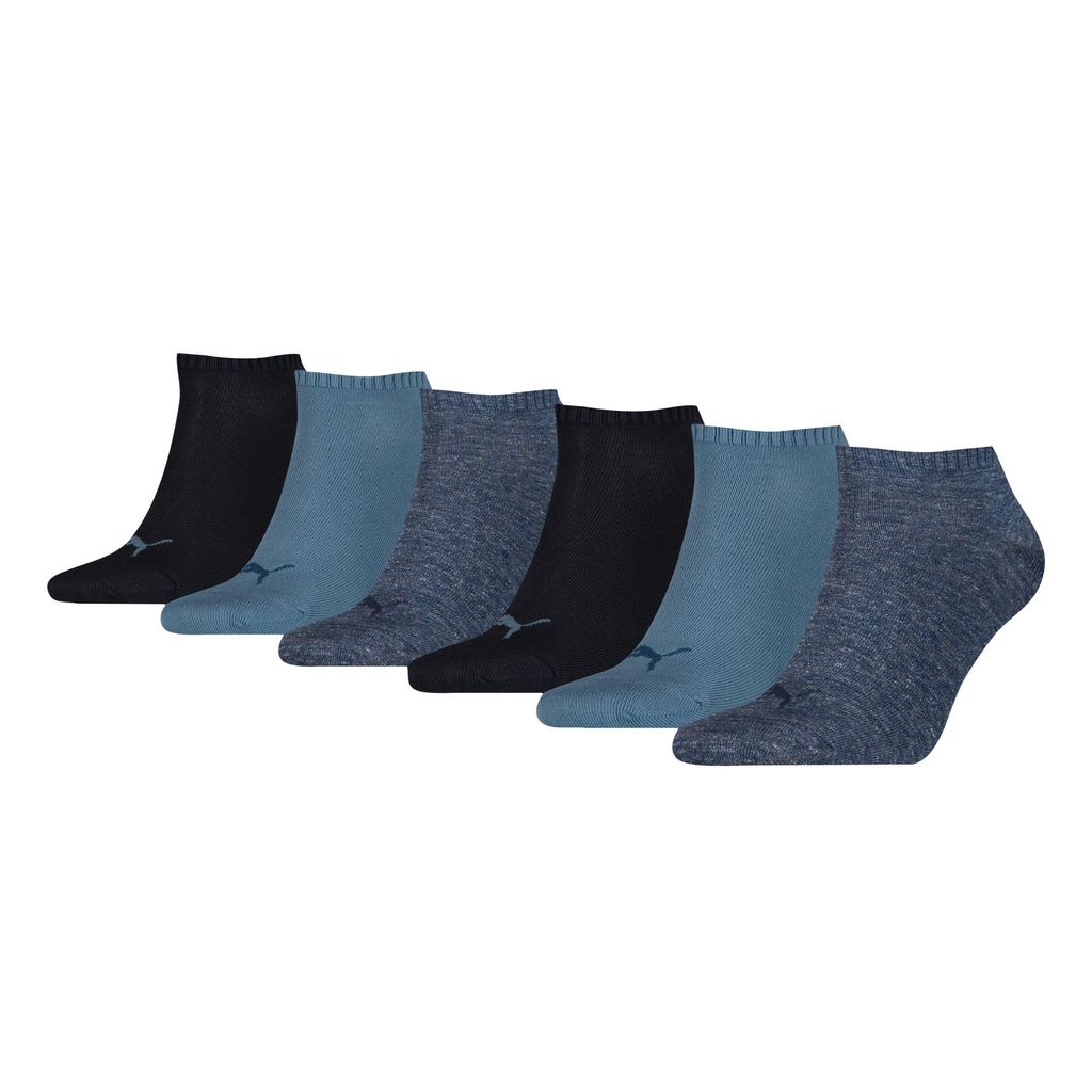 PUMA Uni Sneaker-Socken, 6er Pack - ECOM, Logo, einfarbig Produktbild 