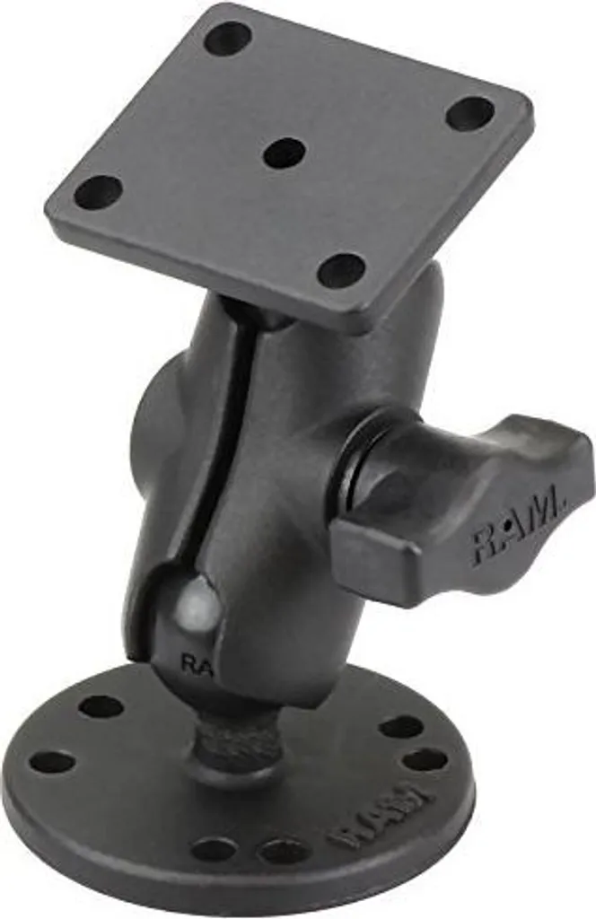 RAM Mounts RAM-B-139U Support Platine Circulaire en Aluminium Noir