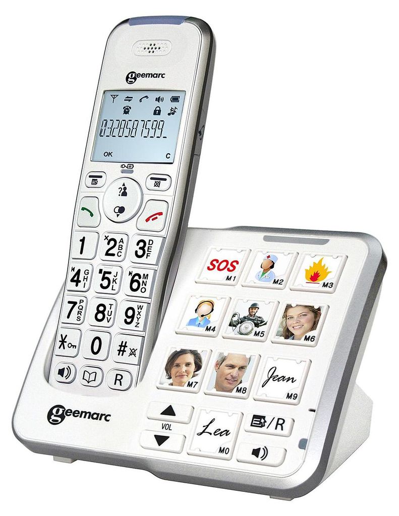 Geemarc AmpliDECT 295 PHOTO telefono a tasti grandi con 10 Immagine del prodotto 