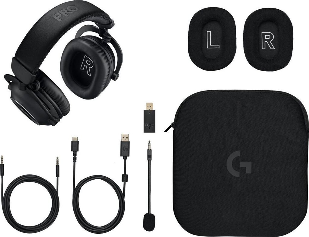 PRO X 2 LIGHTSPEED Kabelloses Gaming-Headset, Schwarz Produktbild 11