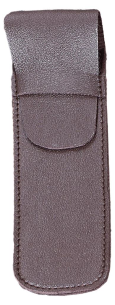 Kunstleder-Stifteetui, Reise-Stiftetasche für 3 Stifte, schützendes Federmäppchen, Stifteschutz für Füllfederhalter und Kugelschreiber