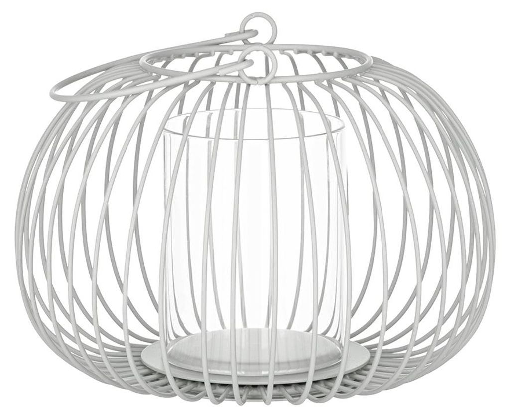 blomus Laterne ELUA DH 20x24.50 cm grau