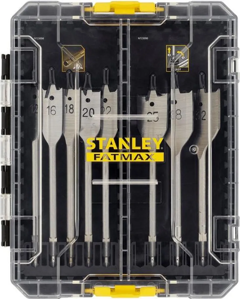 Stanley Fatmax STA88556-XJ Set 8 Punte Legno 12-32mm Professionale