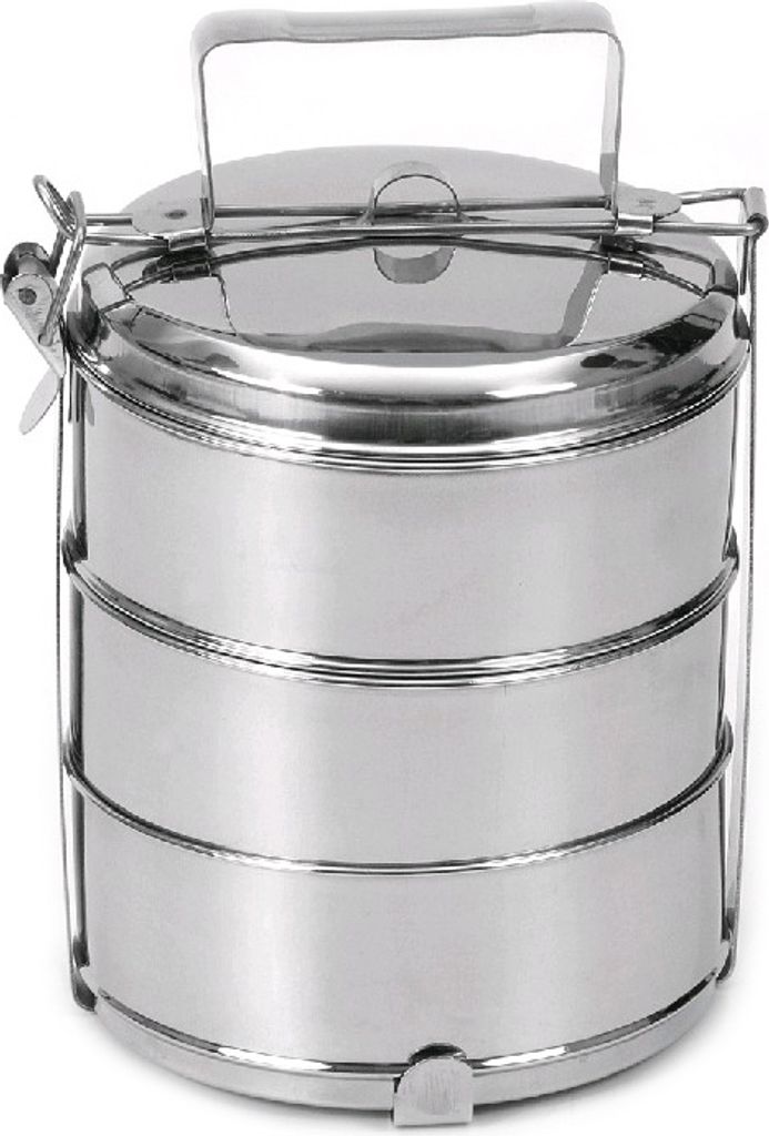 Home Elements nerezový jídlonosič, 3 patra Obrázek produktu 