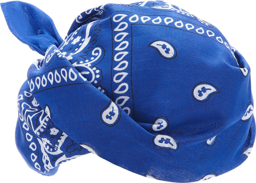 Cowboy Halstuch Bandana blau - Einheitsgröße Produktbild 