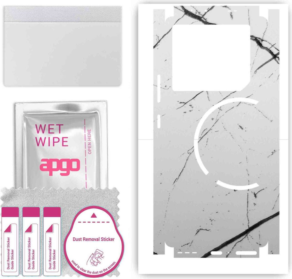 apgo Rückseite + Seiten Schutzfolie, Skin, kompatibel mit Infinix GT 20 Pro, Hinten Displayschutzfolie aus Vinylfolie, kratzfest, einfache Montage...