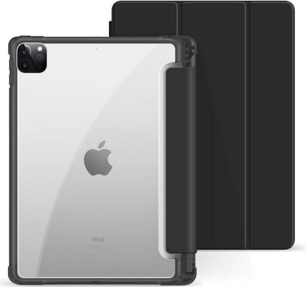 eSTUFF - Bildschirmschutz für Tablet - Polycarbonat, Thermoplastisches Polyurethan (TPU) - Schwarz, durchsichtig - 10.2