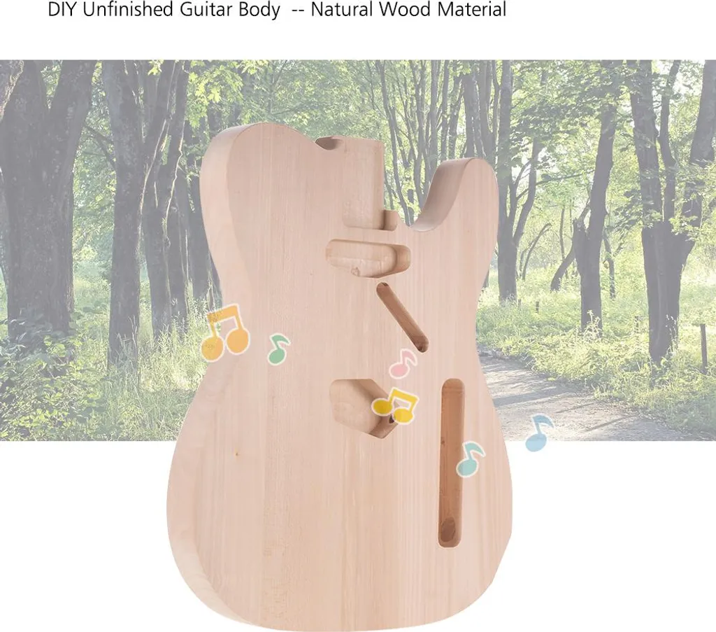 Pièce Guitare DIY : Corps 01T en Tilleul pour Lutherie et Restauration