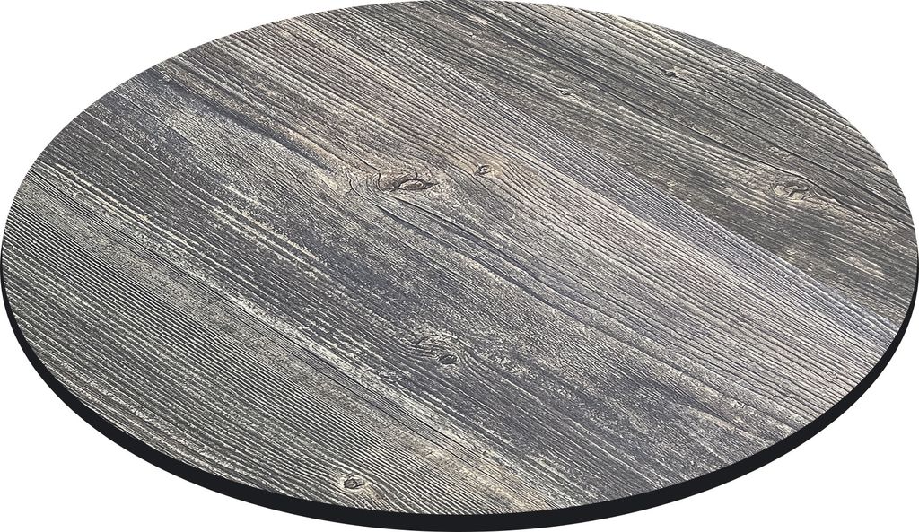 COMPACT | Gastro HPL Tischplatte | Ø 70 cm | Rustikal Produktbild