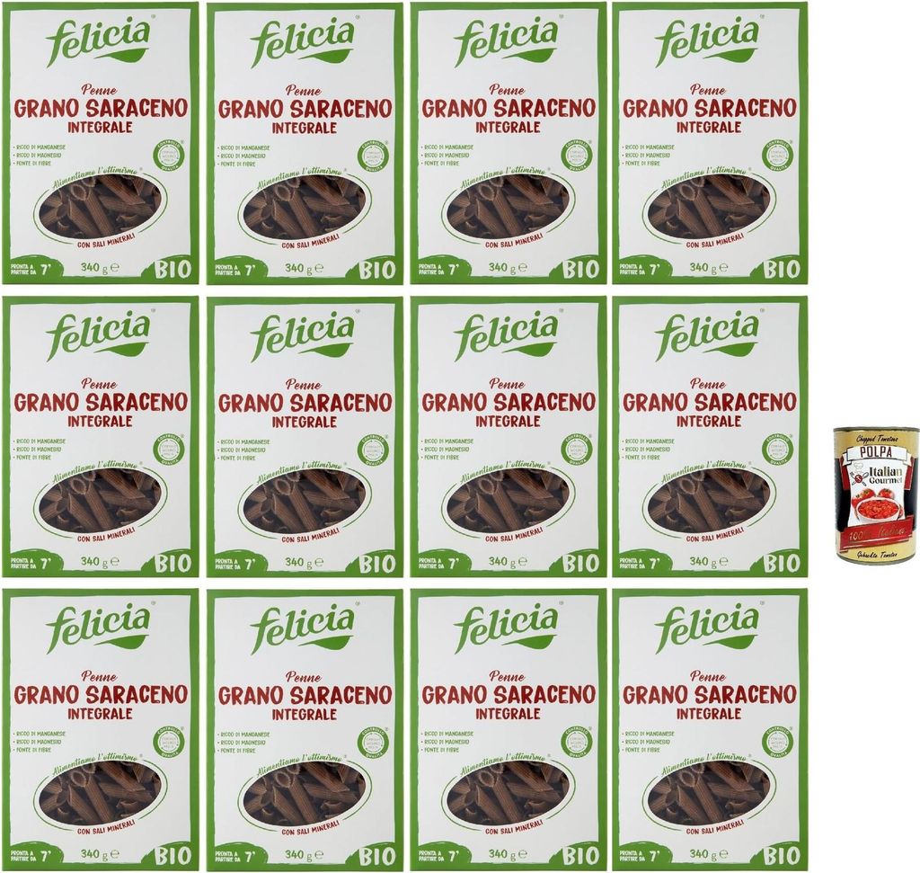 Felicia Penne di Grano Saraceno Integrale,Pasta mit 100% Produktbild 