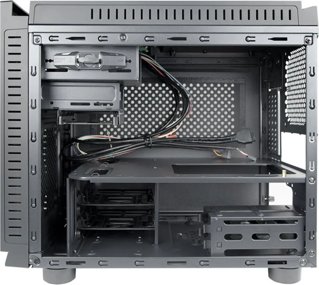 Boîtier d'ordinateur Cube Chieftec CI-01B-OP pour Montage PC de Bureau - 11
