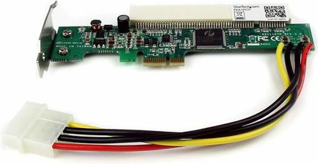 Adaptateur Startech PEX1PCI1 pour installer une carte PCI