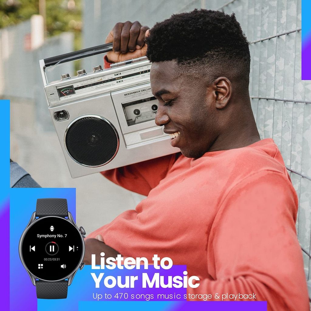 Amazfit GTR 3 Pro Smartwatch Black Obrázok produktu 16