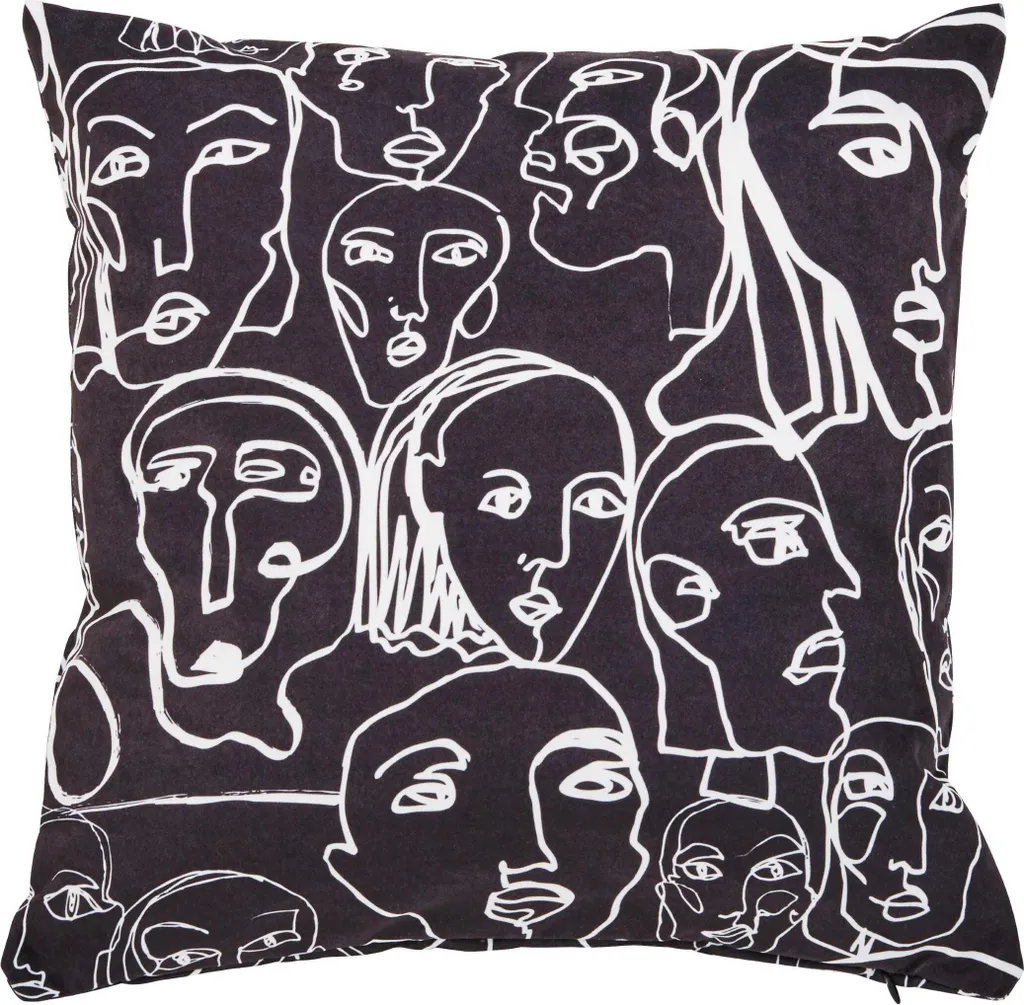 Housse de coussin Velours Print Done pour décorer canapé et fauteuil