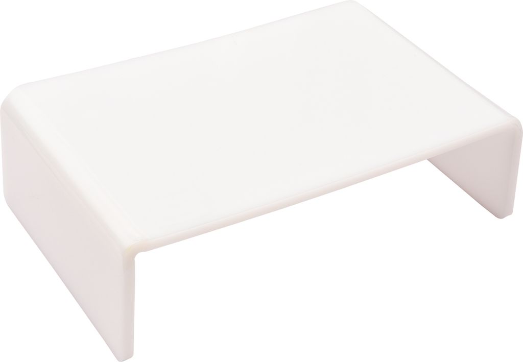 Acryl-Monitorstaender, universeller Computer-Desktop, ergonomischer Laptop-Staender, rechteckige Halterung, Organizer fuer Schreibtisch, Gamer, Hei...