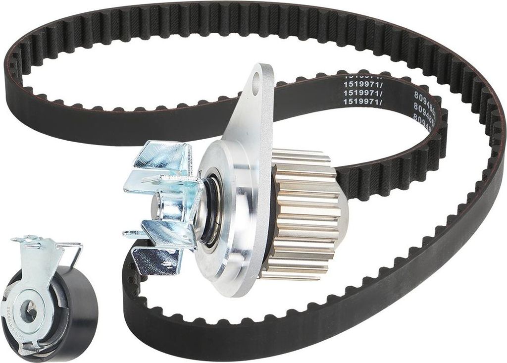 RIDEX 3096W0511 Zahnriemensatz + Wasserpumpe für FIAT QUBO (225) FIORINO Kasten/Kombi (225) Fiorino MPV (225) passend für PEUGEOT 207 (WA, WC) 20...