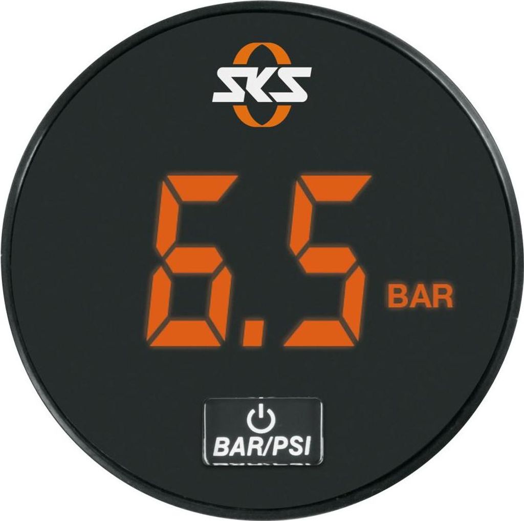 SKS Manometer Digital 63mm bar/psi Anzeige 11689, schwarz