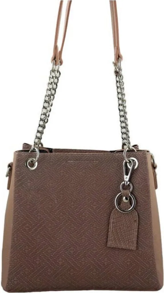 Grand Sac Cabas Barberini's en Cuir avec Multi-Poches de Rangement