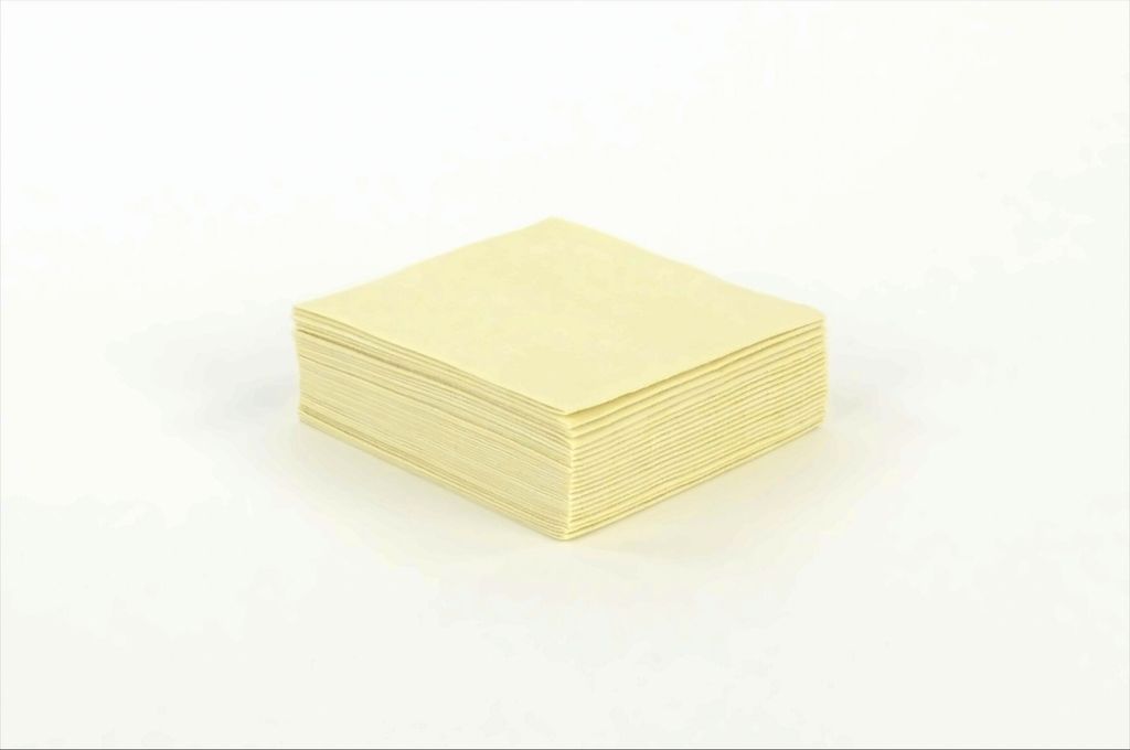 Servietten 25x25 in creme/gold 20 Stück Produktbild 