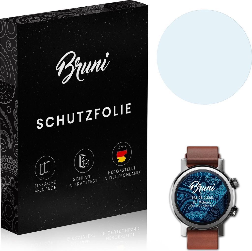 atFoliX 4061187846023, Motorola, Moto 3603rd generation, Kratzresistent, Transparent, 2 Stück(e)