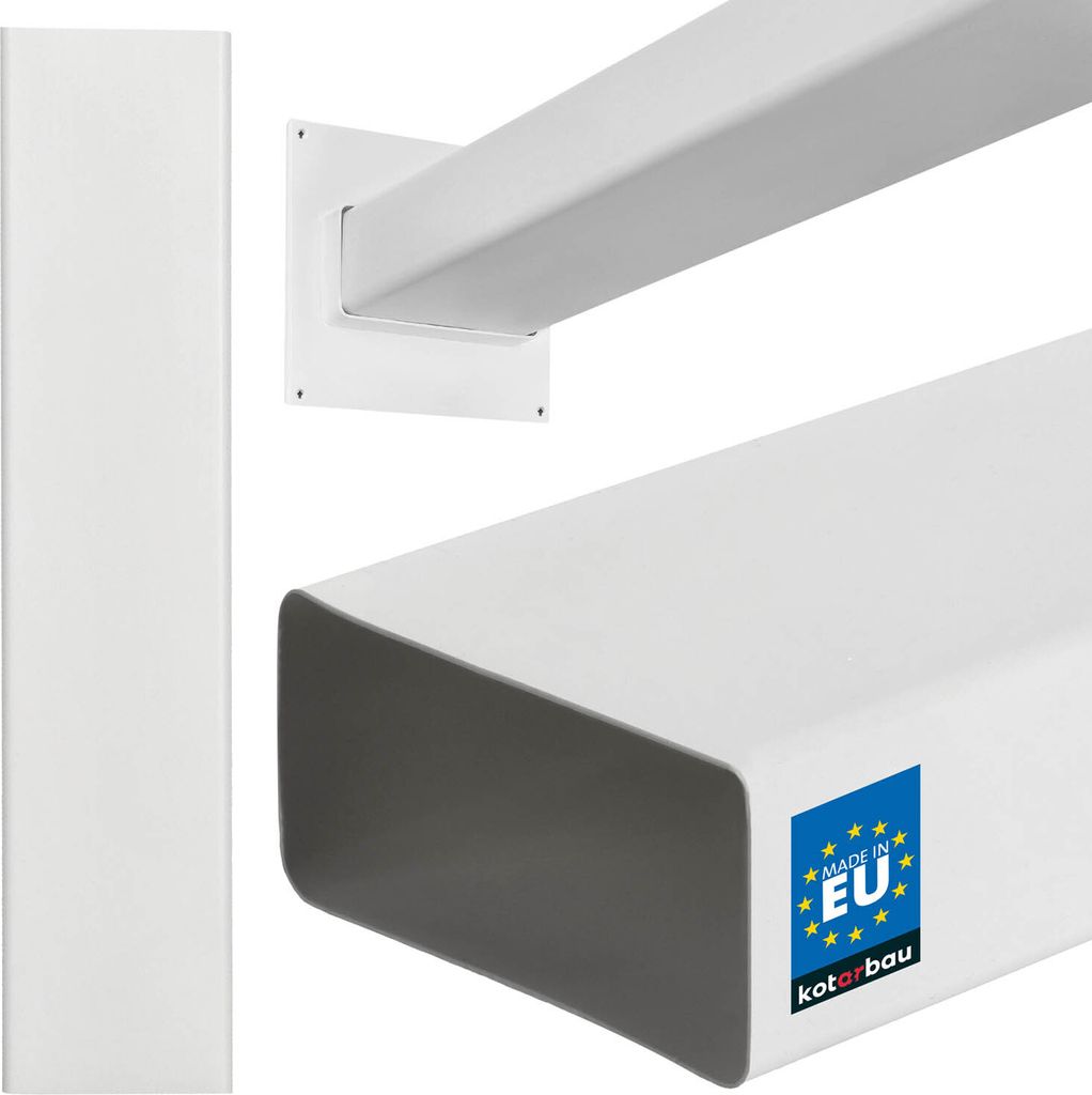 KOTARBAU® Condotto piatto 110x55mm Condotto di ventilazione Immagine del prodotto 