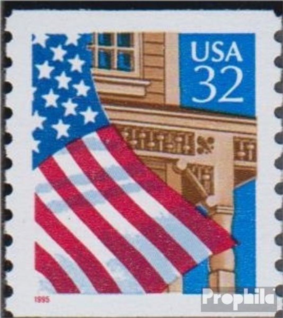 Briefmarken USA 1995 Mi 2563II C (kompl.Ausg.) postfrisch Flagge