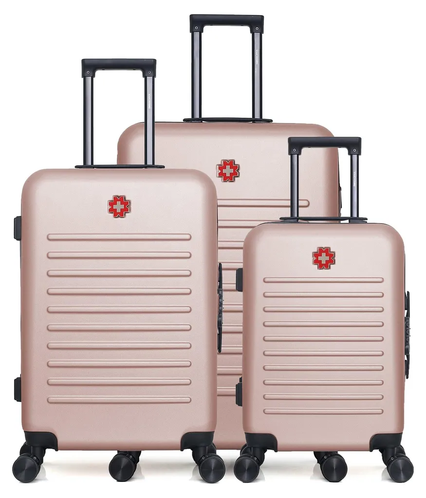 Lot de 3 valises WIL : valise grand format, weekend et cabine rigide