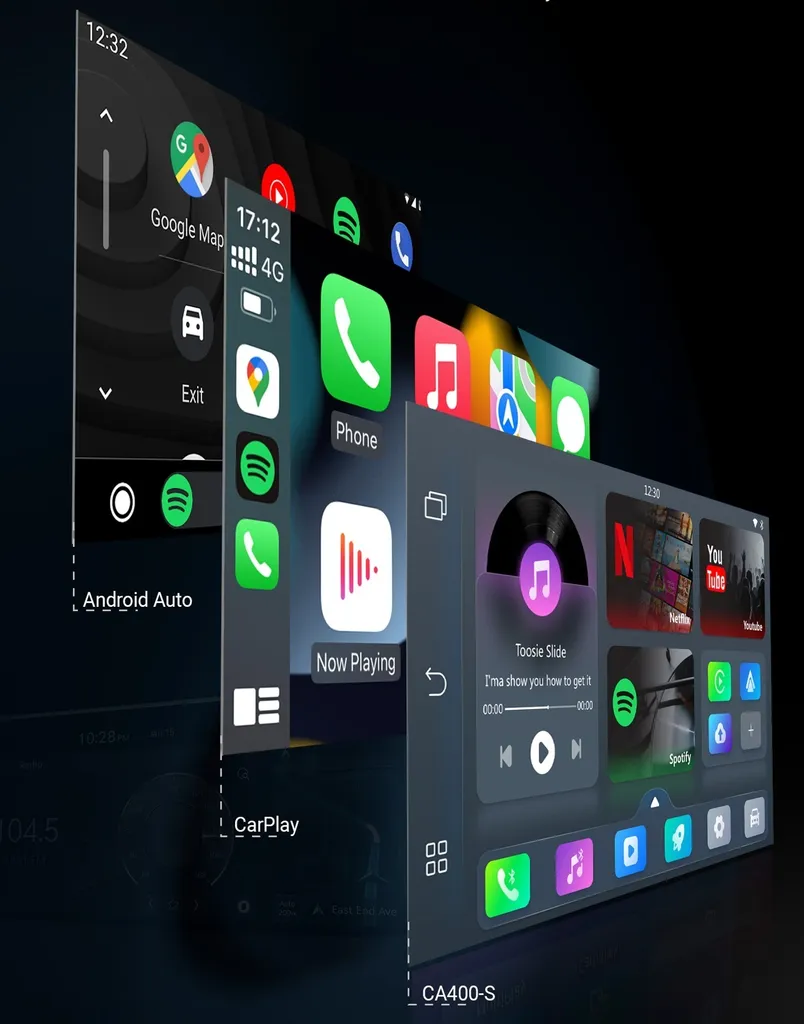 Plus de câbles USB : Adaptateur CarPlay sans fil et Vidéo Android Auto - 5