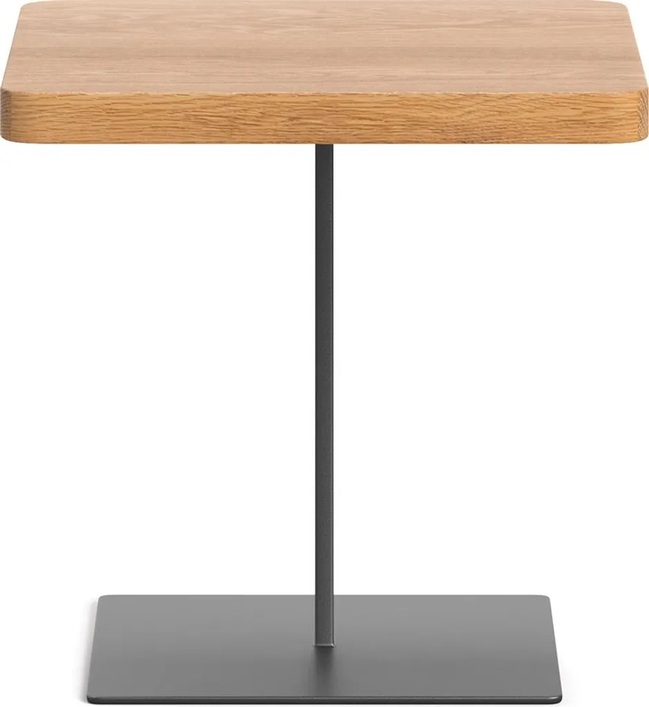 Petit meuble de chambre : Chevet en bois massif chêne 40cm style Plane