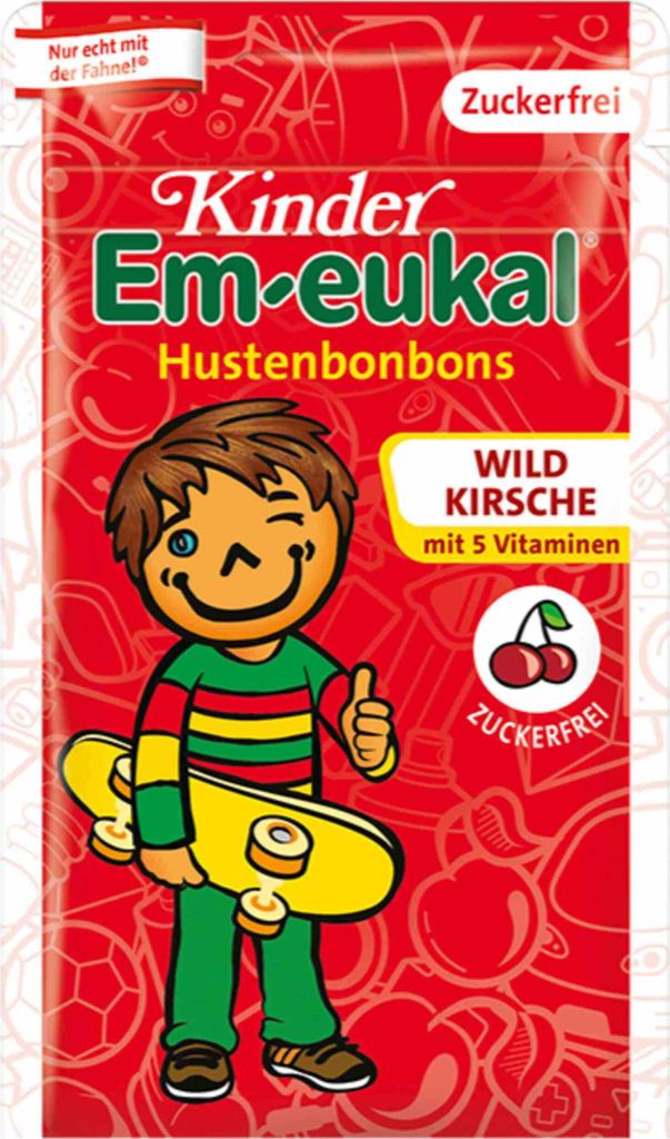 Em eukal pastylki na kaszel z dziką wiśnią i 5 witaminami Zdjęcie produktu 