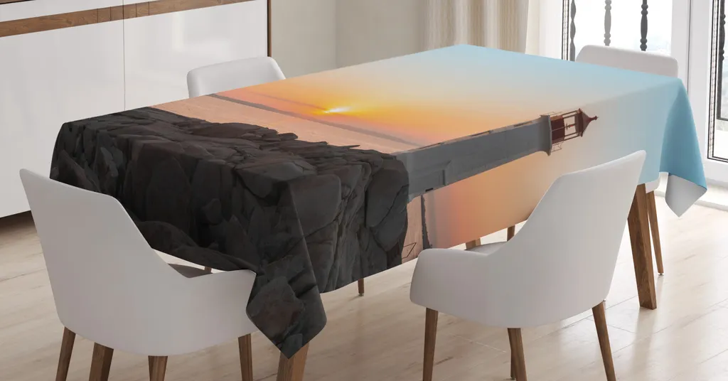 Tovaglia ABAKUHAUS Antimacchia 140x200 cm - Faro Baia di Peggy