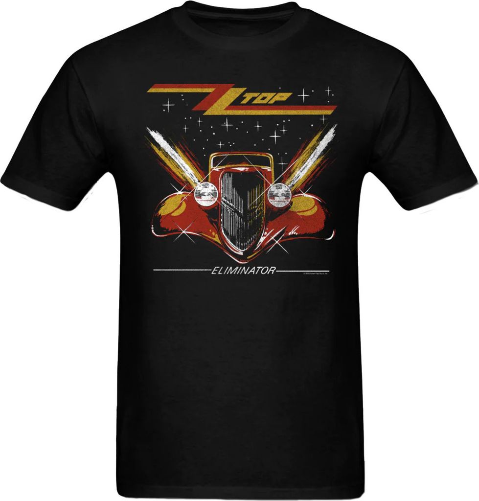 ZZ Top - "Eliminator" T-Shirt für Herren/Damen Uni RO664 (S) (Schwarz)