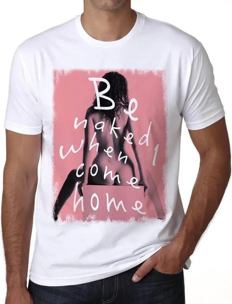 Herren Grafik T-Shirt y Naked Öko-Verantwortlich Vintage Jahrgang Kurzarm Lustige Druck Geburtstag Geschenk Mann