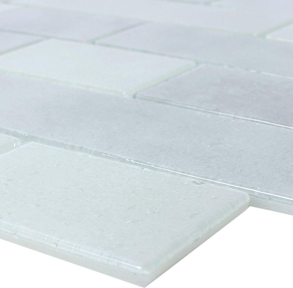 Glasmosaik Fliesen Richmond Weiss Produktbild 