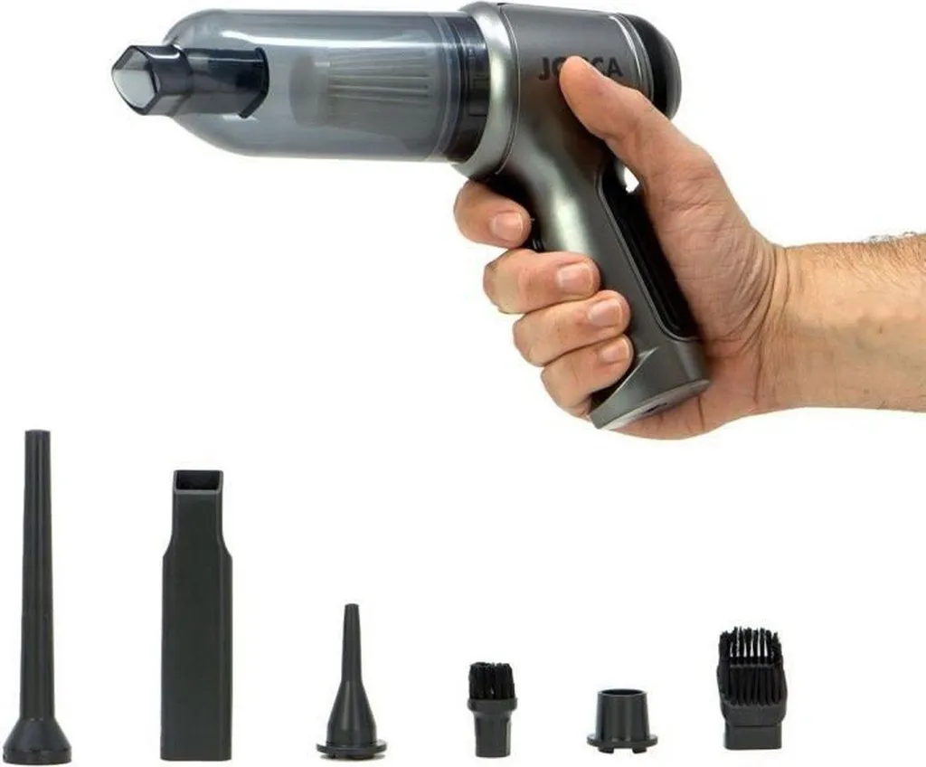 Aspirateur portable Jocca noir 2 puissances 1,5 kg pour maison et voiture