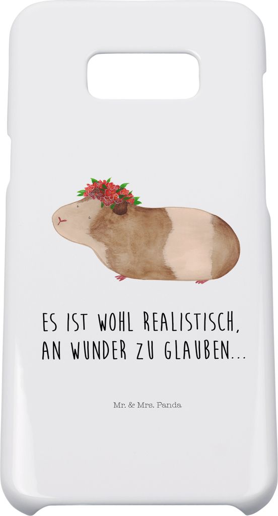 Mr. & Mrs. Panda Samsung Galaxy S8 plus Handyhülle Meerschweinchen Weisheit - Weiß - Geschenk, Motivation, Hülle, Spruch, Handy Case, Wunder, Co...