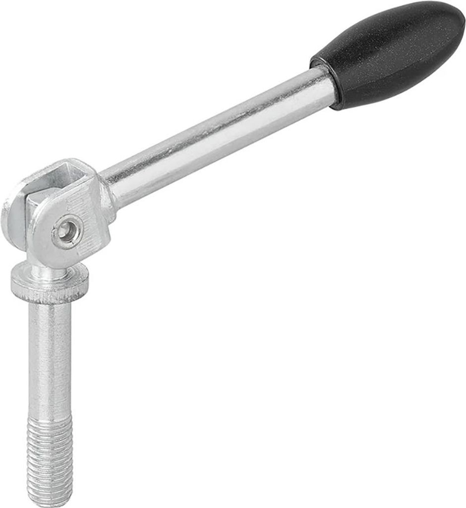 Knebel klappbar für Stützradklemme 48mm 341533 - 341536