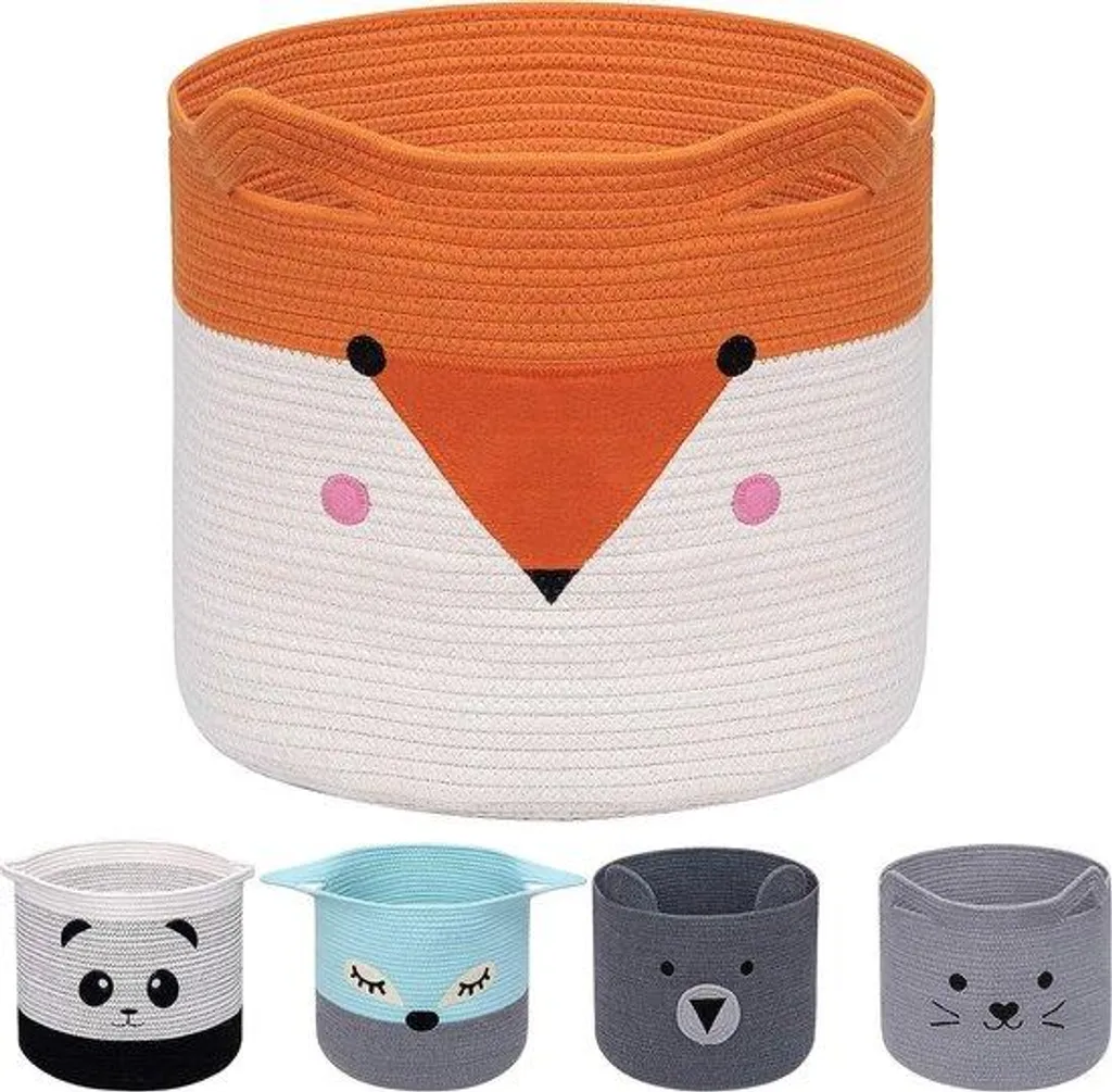 Panier à linge pliable gain de place - Corbeille coton pour chambre