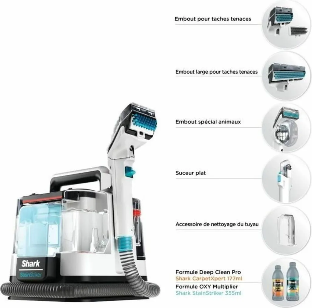 Aspirateur balai sans fil Shark STYLE iQ PX200EUT pour sols et moquettes