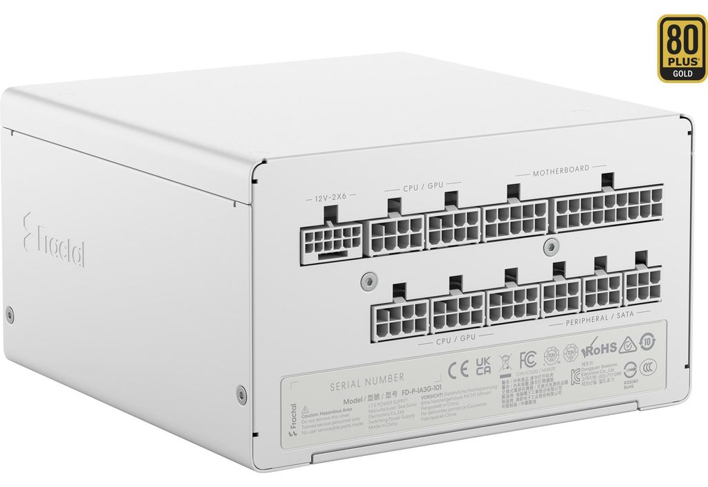 Fractal Design ION Gold 3 1000W White, PC-Netzteil