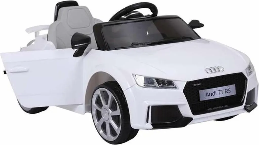 Audi RS 5 Runruntoys 12V Voiture Enfant Grise Peinture Métallisée Luxe